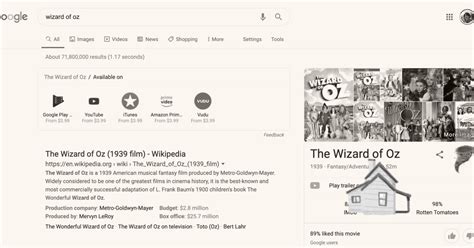 Google Search adds elaborate 'Wizard of Oz' Easter Egg - 9to5Google