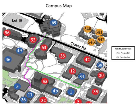 Uncc Campus Map