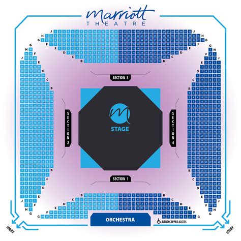 Seating Chart | The Marriott Theatre in Lincolnshire