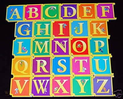 26 Sesame Street ABC Puzzle Board Book COMPLETE Set A-Z | #113084268