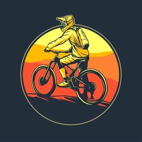 Premium Vector | Mountain Bike Graphic Illustration | Bike poster ...