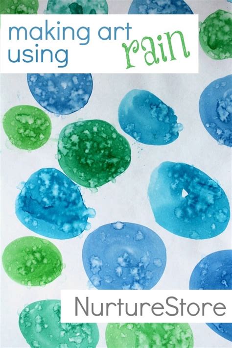 Kids art :: painting with the rain - NurtureStore