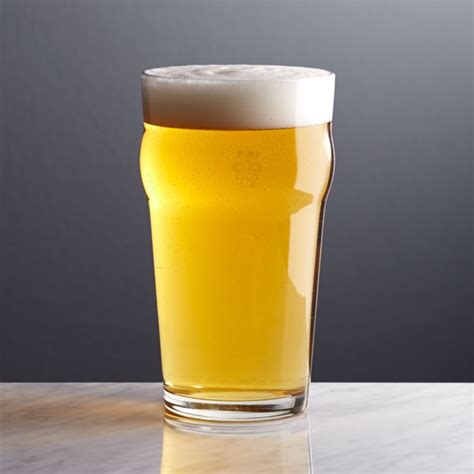 Pint Glass Tumbler with Crown + Reviews | Crate & Barrel Canada