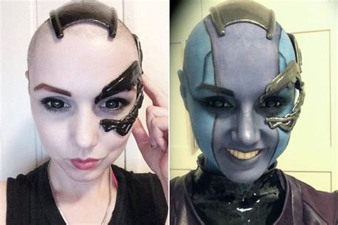 Nebula cosplay makeup, and implants | Nebula cosplay, Cosplay makeup ...