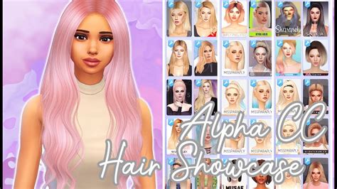 The sims 4 alpha cc hair folder download - patriotasev