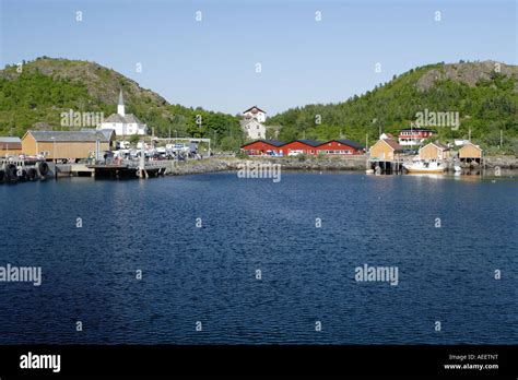 Approaching Moskenes on a ferry from Bodø, Lofoten, Norway Stock Photo ...