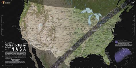 Total Eclipse 2024 New York State Map - Gwenni Virginia