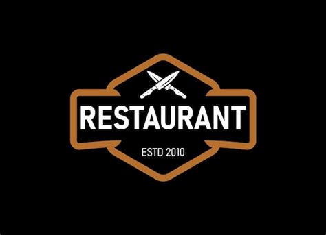 Premium Vector | Modern logo of restaurant. restaurant logo template.