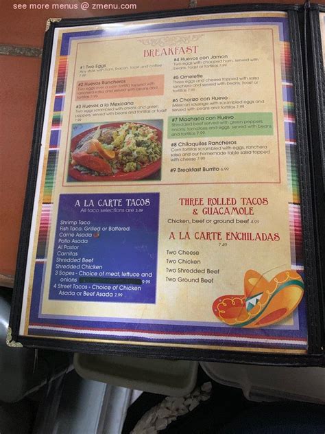 Online Menu of La Corona Mexican Restaurant Restaurant, Red Bluff ...