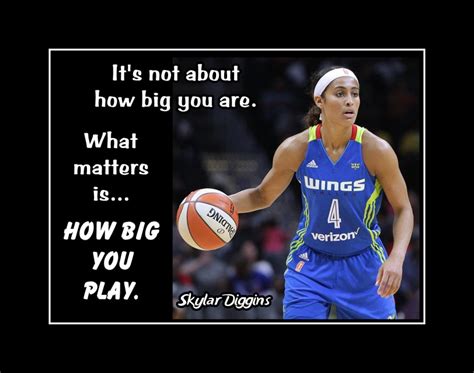 Skylar Diggins Inspirational 'How Big' Basketball Quote Poster ...