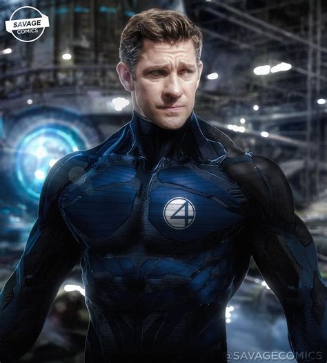 John Krasinski Mr Fantastic Fan-art by myself : r/marvelstudios