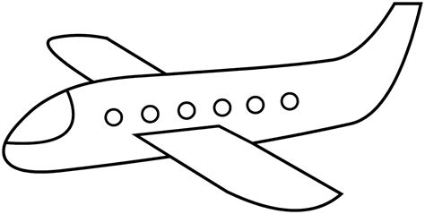 Airplane Template Printable