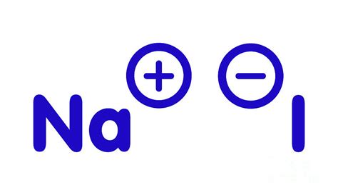 Sodium Iodide Salt Chemical Structure Photograph by Molekuul/science ...