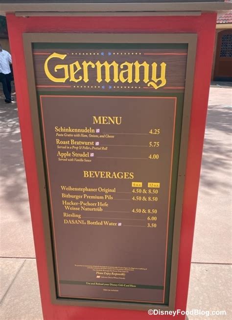 Germany: 2021 EPCOT Food and Wine Festival | the disney food blog