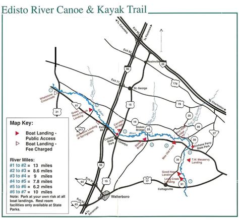 Edisto River Map