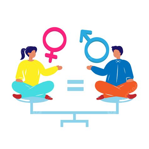 Gender Equality Discussion Illustration, Gender, Equality, Discussion ...