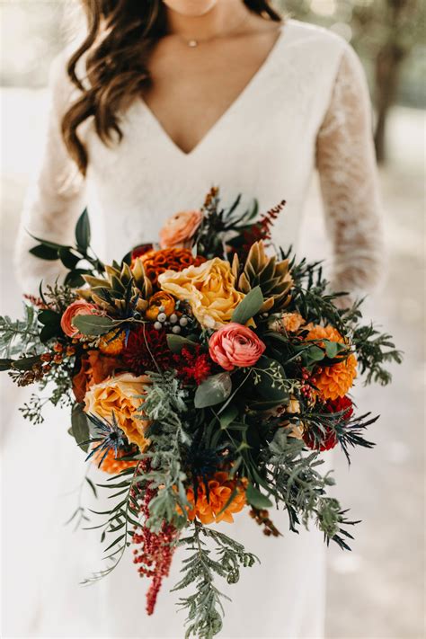 30 Stunning Wedding Bouquets for Autumn Brides to Inpire ...