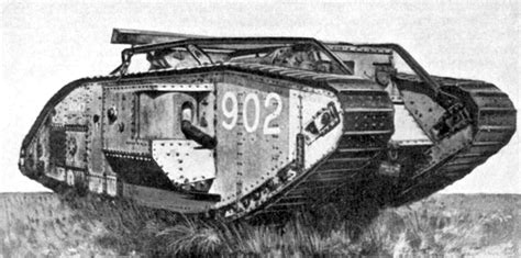 The Tank Mark V was the last of its lineage to serve in WWI