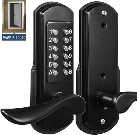 Mechanical Digital Push Button Door Lock Keyless Access Key Pad Code ...