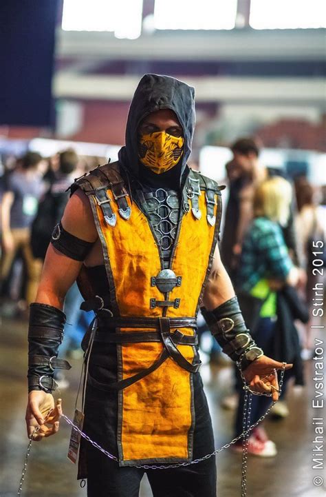 Scorpion Cosplay mortal kombat X | Mortal kombat costumes, Mortal ...