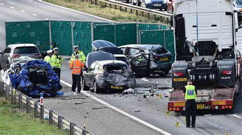 M5 crash: Man and woman killed in seven-vehicle collision in Somerset ...