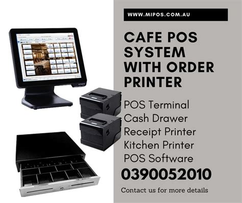 Cafe POS System with Receipt and Order Printer - MiPOS Systems