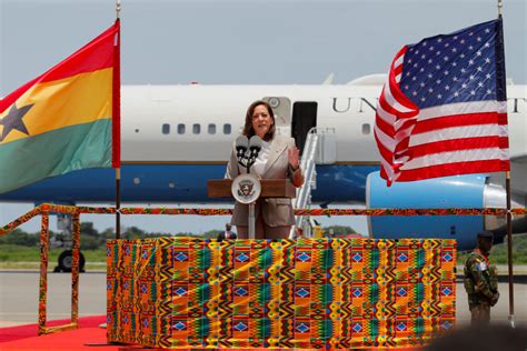 Kamala Harris arrives in Ghana, kicking off weeklong Africa visit to ...