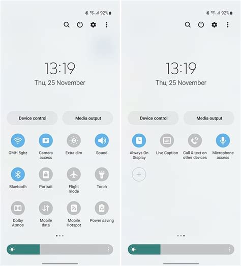 One UI 4.0 vs One UI 3.1: Quick Settings - Sammy Fans