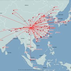 Air China route map - Europe