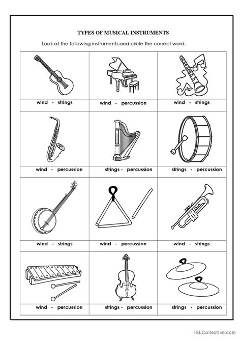 Instrument Families For Kids