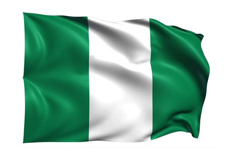 Nigeria Waving flag Realistic Transparent Background 15309678 PNG