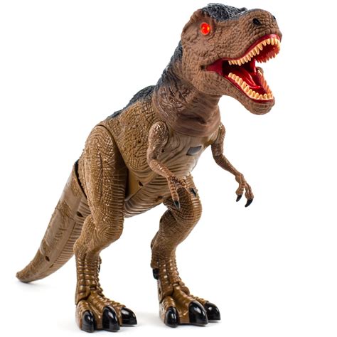 Toysery Remote Control Dinosaur Toy, Realistic Tyrannosaurus T-Rex ...