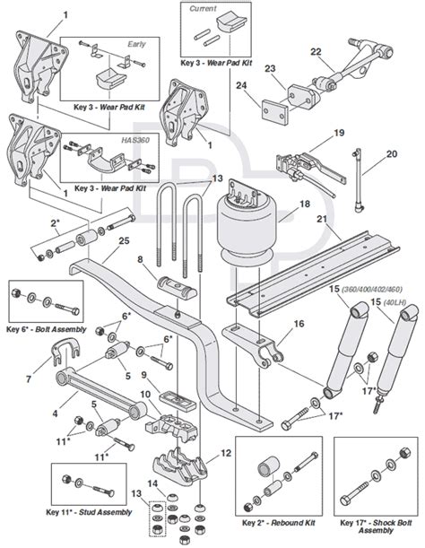 Semi Truck Rear Suspension Diagram