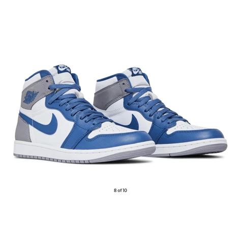 2023 Air Jordan 1 Retro High OG 'True Blue' Size : 6... - Depop