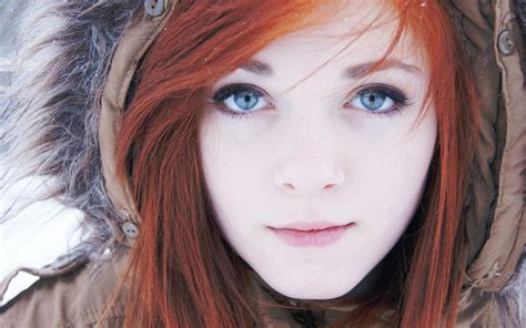 Beautiful Blue Eyes Red Head Girl 4k Wallpaper,HD Girls Wallpapers,4k ...