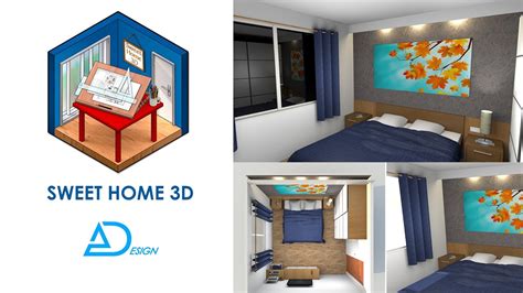 Sweet Home 3D Tutorial: Design and render a bed room with high quality ...