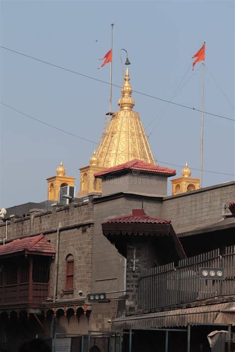 Shirdi Sai Baba Samadhi Temple at Shirdi, India Stock Image - Image of ...