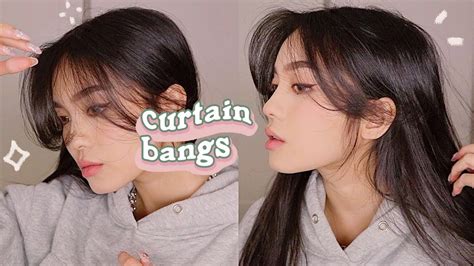 How to style curtain bangs straight hair - sadebapads