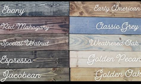 Varathane Stain Color Swatches | Pine stain colors, Varathane wood ...