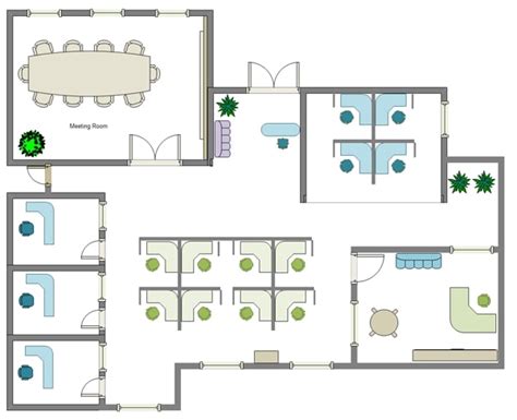 Office Layout: Types, Examples, & Tips | EdrawMax Online