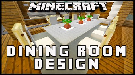 Minecraft Modern Dining Room