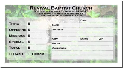 Offering Envelopes: How to Design Your Own - My Church Assistant