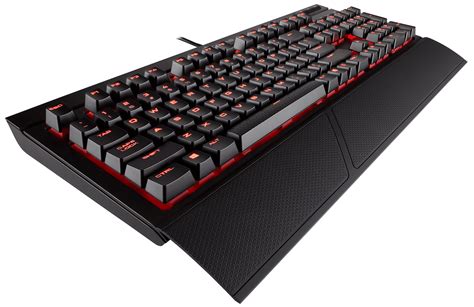 Corsair Gaming K68 Mechanical Keyboard, Backlit Red LED, Cherry MX Red ...