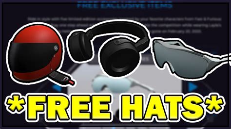 How to get these new FREE HATS on Roblox! *INSANE FREE HATS* Free ...