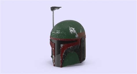 3d max boba fett helmet