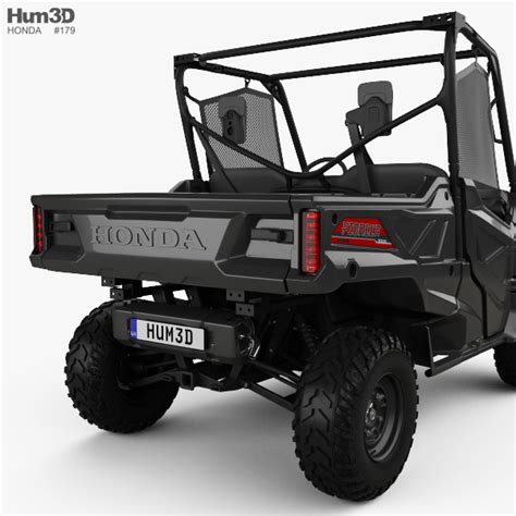 Honda Pioneer 1000-3 2016 3D model - Vehicles on 3DModels