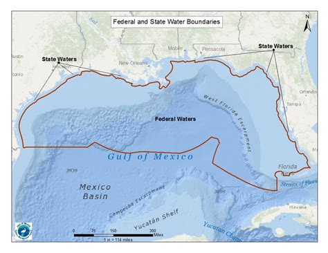 Fed State Water Boundary – Gulf of Mexico Fishery Management Council