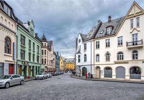 Ålesund, Norway, Ålesund is famous for its Art Nouveau architecture ...