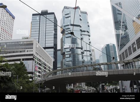 Hong Kong downtown in the rainy season with smog cloud Stock Photo - Alamy