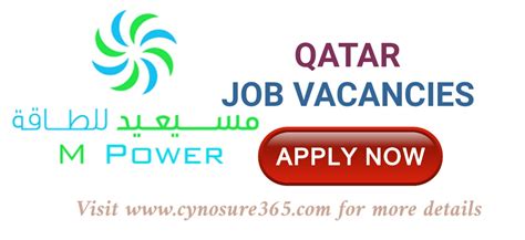 MESAIEED POWER COMPANY QATAR JOB VACANCIES - CYNOSURE365